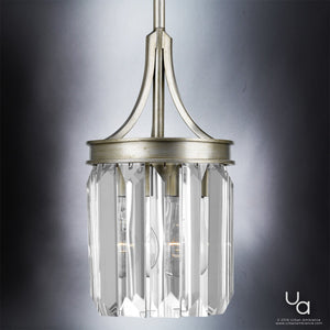 An Urban Ambiance UHP2461 Crystal Pendant, 11-1/4