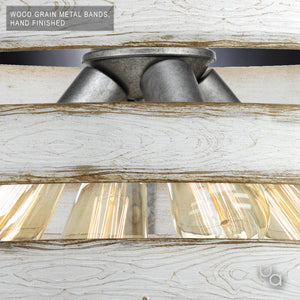 A gorgeous wooden framed lamp from the Adelaide Collection by Urban Ambiance.