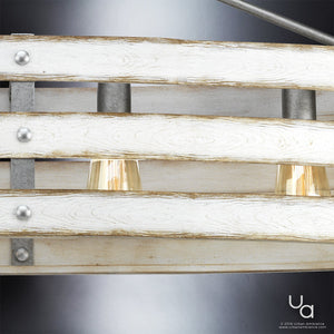 A beautiful UHP2477 Modern Farmhouse Chandelier, 17