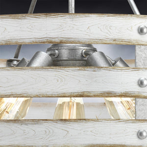 A beautiful close up image of the Urban Ambiance UHP2479 Modern Farmhouse Chandelier, 22-3/4