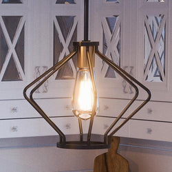 Gorgeous pendant light for kitchen counter with a luxury Olde Bronze finish from the Palma Collection.