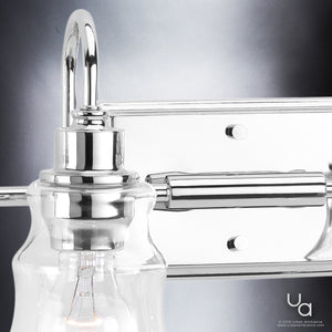A gorgeous UHP2554 Vintage Bathroom Vanity Light, 9.25