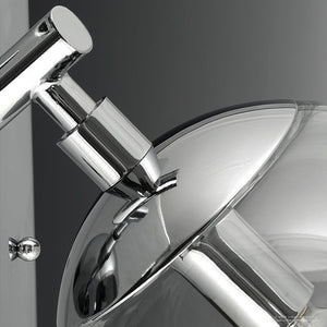 A beautiful lighting fixture with a unique glass globe design, the Urban Ambiance UHP2620 Modern Bath Fixture offers a polished chrome finish and measures 6-3/4