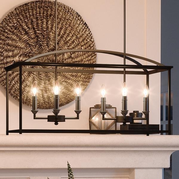 UHP2650 Mediterranean Chandelier, 16.5"H x 30.125"W, Olde Bronze Finish, Mackay Collection