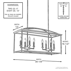 A luxury lighting fixture, the Urban Ambiance UHP2651 Moroccan Chandelier, 16.5