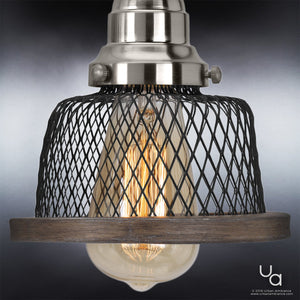 UHP2722 Vintage Bathroom Vanity Light, 8.375 UHP2722 Vintage Bathroom Vanity Light, 8.375