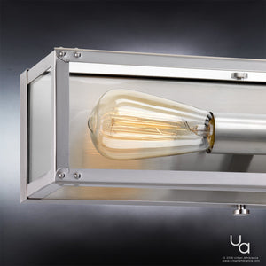 An Urban Ambiance UHP2751 Industrial Chic Electric Bath Fixture, 4-1/2