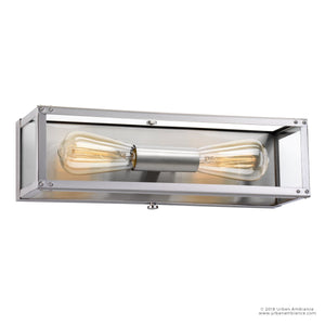 An Urban Ambiance UHP2751 Industrial Chic Electric Bath Fixture with beautiful lighting fixture.