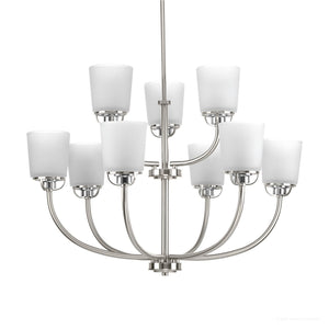 An UHP2767 Transitional Chandelier from the Boise Collection by Urban Ambiance, measuring 20-3/8