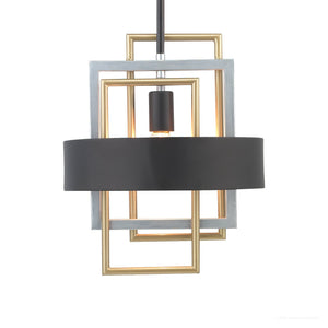Discover the Urban Ambiance UHP2781 Modern Pendant Light from the Vegas Collection, featuring a striking geometric design with a midnight black finish. Measuring 14-5/8″ x 12″, this stainless steel pendant light seamlessly blends contemporary style and elegance, making it an ideal statement piece for any modern space.