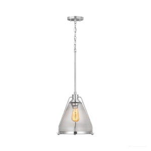 A beautiful UHP2992 Industrial Pendant Light with a unique clear glass bulb.
