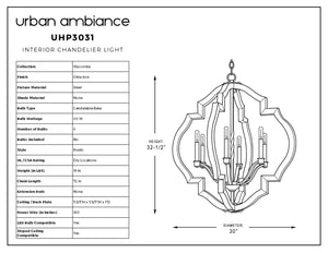 Luxury pendant lighting fixture.