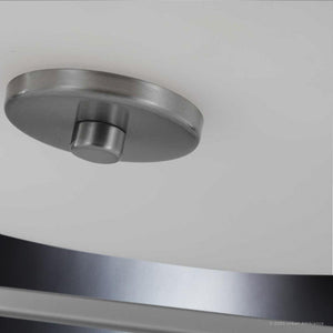 An UHP3150 Minimalist Ceiling Lamp with a Brushed Nickel finish from the Kennewick Collection by Urban Ambiance.