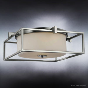 A minimalist UHP3150 Ceiling Light from Urban Ambiance with a gorgeous white shade.