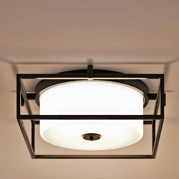 UHP3151 Minimalist Ceiling Light, 5.5"H x 15.375"W, Midnight Black Finish, Kennewick Collection