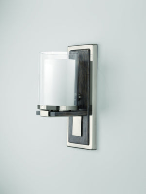 A gorgeous UHP3160 lamp in a brushed nickel finish from the Evanston Collection by Urban Ambiance, adding luxury with its glass candle.