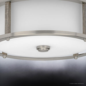 A UHP3210 contemporary lighting fixture with a gorgeous white glass shade.
