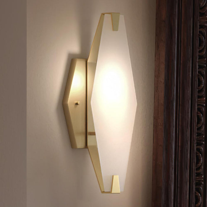 UHP3243 Cosmopolitan Wall Light, 15"H x 5.5"W, Brushed Bronze Finish, Appleton Collection