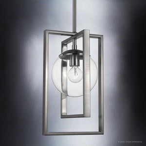 A unique UHP3250 pendant light with a glass globe by Urban Ambiance.