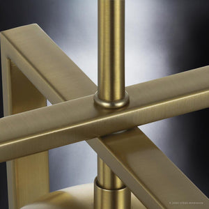 A beautiful, luxurious pendant light with a brushed bronze finish and cross design - the UHP3252 Minimalist Pendant Light from Urban Ambiance.