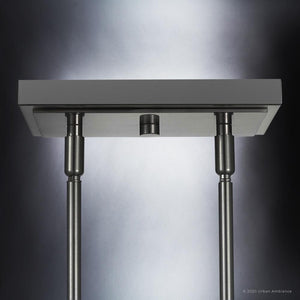 An Urban Ambiance UHP3260 Minimalist Pendant Light, a gorgeous lighting fixture with a black background.
