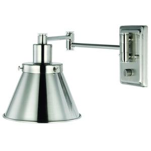 A gorgeous UHP3310 Traditional Wall Light from the Pawtucket Collection by Urban Ambiance with a swing arm.