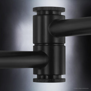 A beautiful lighting fixture from Urban Ambiance's Pawtucket Collection with a midnight black finish.