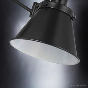A unique UHP3311 lighting fixture with a white shade.