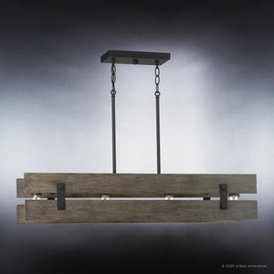 An UHP3361 Modern Farmhouse Chandelier, 7.875