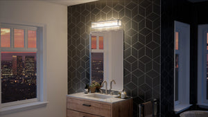 A beautiful Urban Ambiance bathroom with a UHP3590 lighting fixture, 5