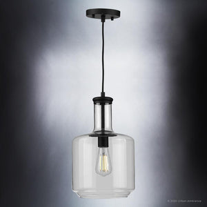 An UHP3711 Industrial Chic Pendant Light, 15.5