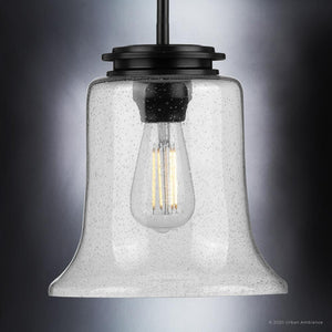 A unique UHP3811 French Country pendant lamp from the Missoula Collection by Urban Ambiance, 15.875