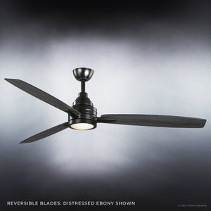 A unique Urban Ambiance UHP9040 Mid Century Modern Indoor Ceiling Fan from the Tybee Collection, 13.1