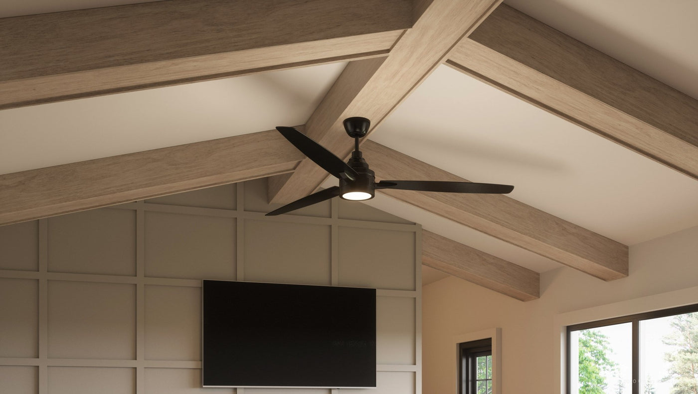Mid century modern sales ceiling fan lowes