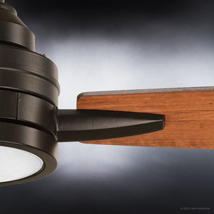 A close up of a gorgeous Urban Ambiance UHP9042 Mid Century Modern Indoor Ceiling Fan, 13.1