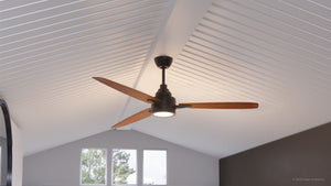 A beautiful Urban Ambiance UHP9042 Mid Century Modern Indoor Ceiling Fan, 13.1