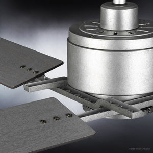 A close up of a luxurious Urban Ambiance UHP9062 Urban Loft Indoor Ceiling Fan, 15.4