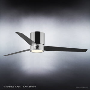 A gorgeous UHP9071 Modern Indoor Ceiling Fan with a black blade.