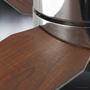 A beautiful Urban Ambiance UHP9071 Modern Indoor Ceiling Fan with a polished chrome finish, part of the Camden Collection.