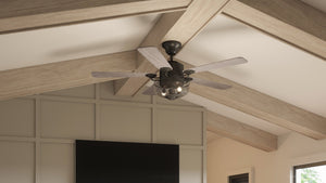 An Urban Ambiance UHP9100 Vintage Indoor Ceiling Fan, 20