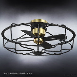A luxury UHP9150 Luxe Indoor Ceiling Fan, 15.3