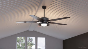 A unique Urban Ambiance UHP9170 Traditional Indoor or Outdoor Ceiling Fan, 17.6