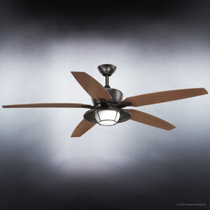 An Urban Ambiance UHP9172 Traditional Indoor or Outdoor Ceiling Fan, 17.6
