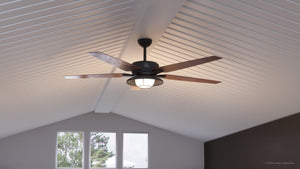An Urban Ambiance UHP9172 Traditional Indoor or Outdoor Ceiling Fan, 17.6