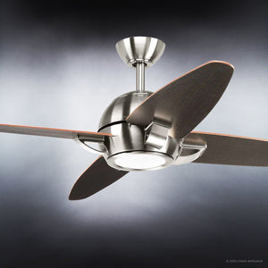 A beautiful Modern Indoor Ceiling Fan from the Galveston Collection, 14.5