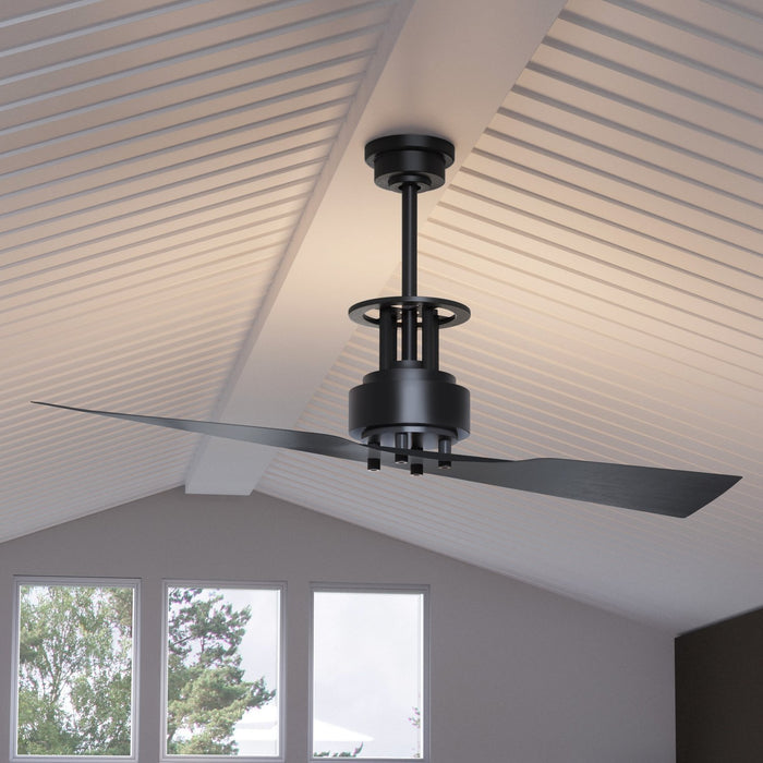 UHP9201 Cosmopolitan Indoor Ceiling Fan, 18.1"H x 56"W, Charcoal, Jamestown Collection