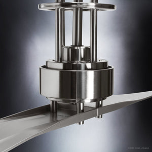 A close up image of the UHP9202 Cosmopolitan Indoor Ceiling Fan, Jamestown Collection by Urban Ambiance.