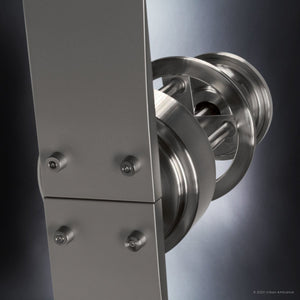 A gorgeous close-up image of the UHP9202 Cosmopolitan Indoor Ceiling Fan, 18.1