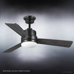 An Urban Ambiance UHP9220 Modern Indoor Ceiling Fan with a gorgeous light.