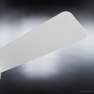 A unique Urban Ambiance UHP9222 Modern Indoor Ceiling Fan with luxury lighting fixture in a black background.